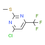 4-CHLORO-2-(METHYLSULFANYL)-6-(TRIFLUOROMETHYL)PYRIMIDINE 16097-63-5